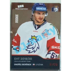 2020 MK reprezentace Ondřej Beránek RC EHT #1 01/25 Red