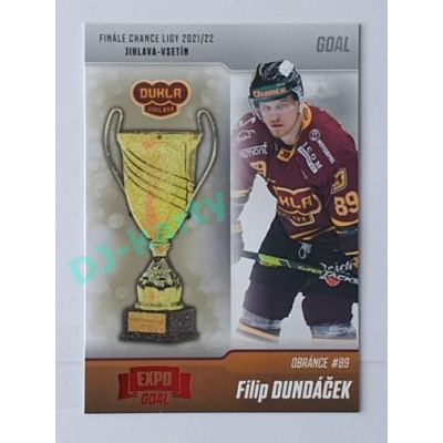 2022/23 Goal Cards Chance #FJ-08 Filip Dundáček Finále 2022 Expo x/3