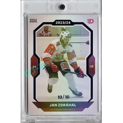 2023/24 Goal cards Chance Liga 1. série #172 Jan Zdráhal Blue 10/10