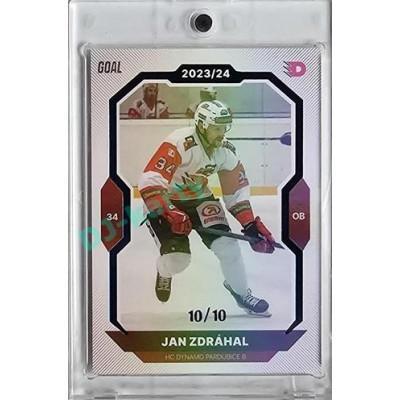 2023/24 Goal cards Chance Liga 1. série #172 Jan Zdráhal Blue 10/10