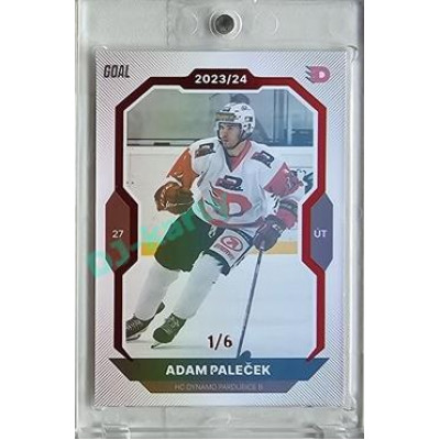 2023/24 Goal cards Chance Liga 2. série #386 Adam Paleček Red 1/6