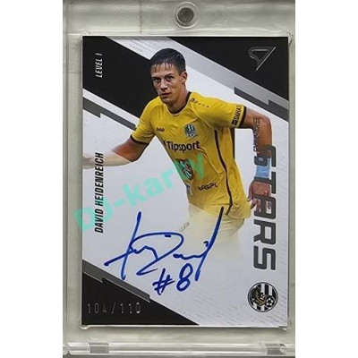2023/24 Sportzoo Fortuna Liga 2. série #SL1-DH David Heidenreich Signed Stars Level 1 xxx/110