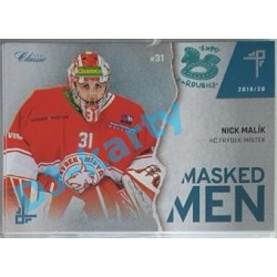 2019/20 OFS Chance liga Nick Malík #MM-NMA xx/15 Masked Men Expo Pard.
