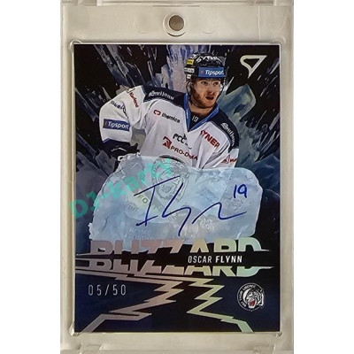 2023/24 Sportzoo ELH 1. série #BLS-OF Oskar Flynn Blizzard Auto xx/50