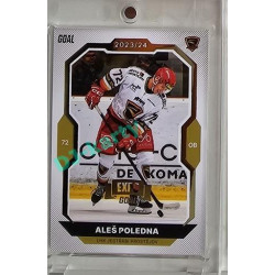 2023/24 Goal cards Chance Liga 2. série #248 Aleš Poledna Expo Gold 1of7