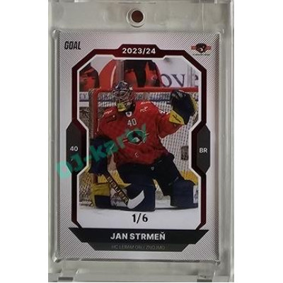 2023/24 Goal cards Chance Liga 2. série #387 Jan Strmeň  Red 1/6