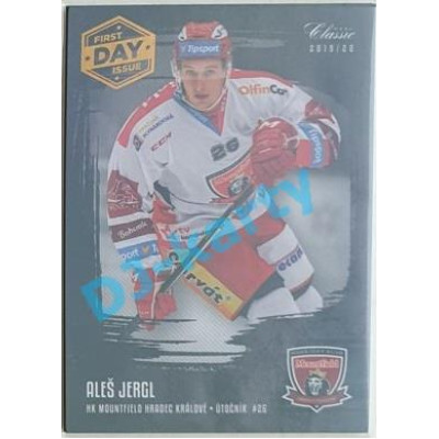 2019/20 OFS Aleš Jergl #78 Black Rainbow 1st Day of Issue