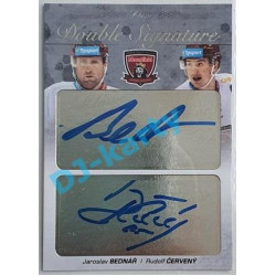 2017/18 OFS Jaroslav Bednář/Rudolf Červený #DS-18 14/15 Double Signature Platinum