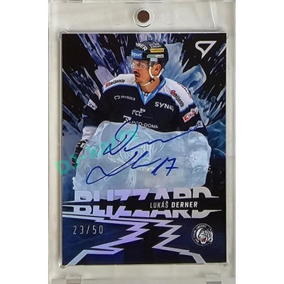 2023/24 Sportzoo ELH 1. série #BLS-LD Lukáš Derner Blizzard Auto xx/50