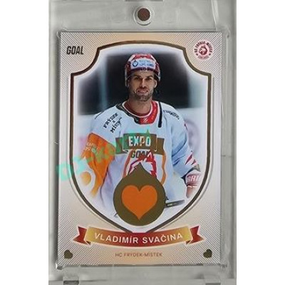 2023/24 Goal cards Chance Liga O kapku lepší hokej #15 Vladimír Svačina Expo 1of6
