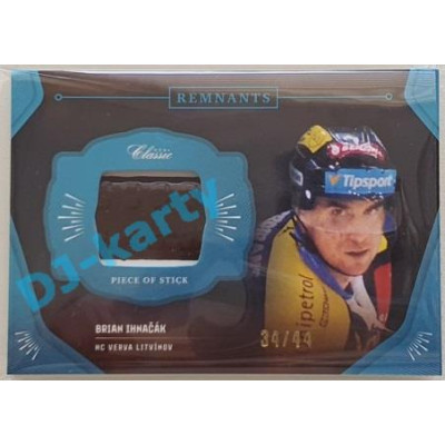 2020/21 OFS 2. série Brian Ihnačák #RPS-BIH 34/44 Game Used Remnants