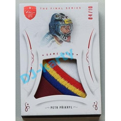 2021/22 OFS The Final Series Petr Přikryl #JER-PP 04/10 Game Used Jersey Red