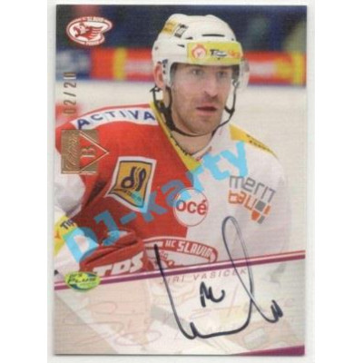 2021/22 OFS The Final Series Josef Vašíček #SIGN39 02/20 Bonus Signature 11/12 OFS Signature