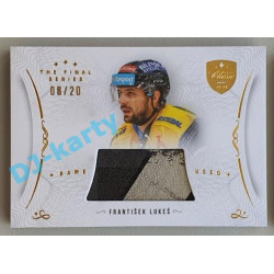 2021/22 OFS The Final Series František Lukeš #STI-LUF 08/20 Game Used Stick Gold