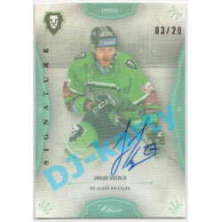 2021/22 OFS The Final Series Jakub Kotala #351 03/20 Bonus Signature Rainbow