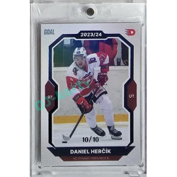 2023/24 Goal cards Chance Liga 1. série #176 Daniel Herčík Blue 10/10