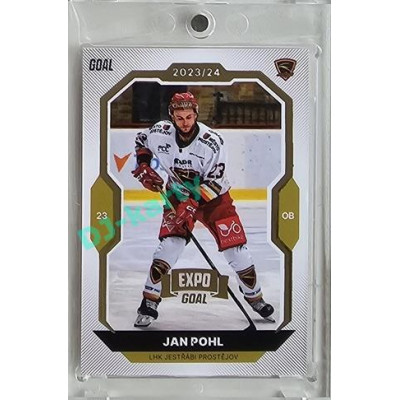 2023/24 Goal cards Chance Liga 2. série #250 Jan Pohl Expo Gold 1of7