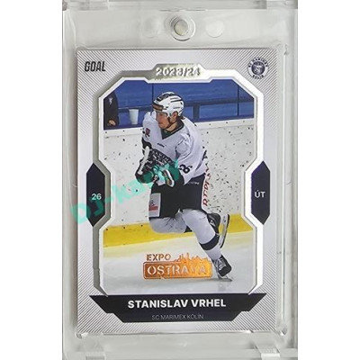 2023/24 Goal cards Chance Liga 2. série #351 Stanislav Vrhel Expo Ostrava 1of2
