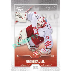 2022/23 Goal Cards Chance Liga 2. série #330 Ondřej Kacetl Silver 1 of 60