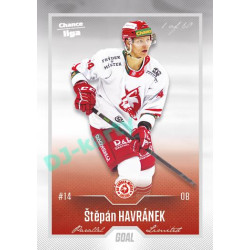 2022/23 Goal Cards Chance Liga 2. série #331 Štěpán Havránek Silver 1 of 60