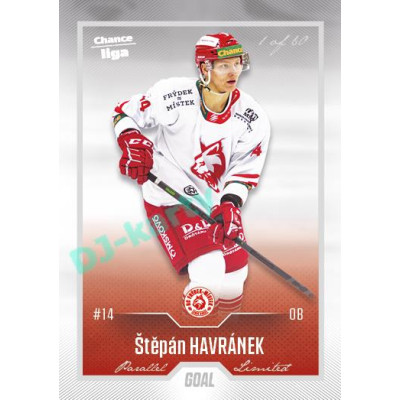 2022/23 Goal Cards Chance Liga 2. série #331 Štěpán Havránek Silver 1 of 60
