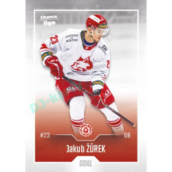 2022/23 Goal Cards Chance Liga 2. série #333 Jakub Žůrek