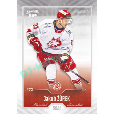 2022/23 Goal Cards Chance Liga 2. série #333 Jakub Žůrek Silver 1 of 60