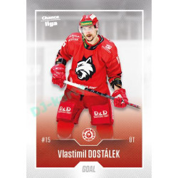 2022/23 Goal Cards Chance Liga 2. série #336 Vlastimil Dostálek