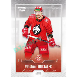 2022/23 Goal Cards Chance Liga 2. série #336 Vlastimil Dostálek Silver 1 of 60