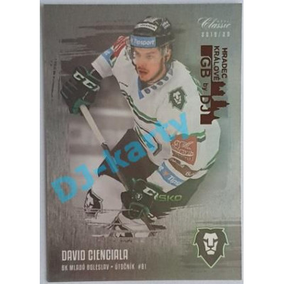 2019/20 OFS David Cienciala #400 Silver Rainbow GBbyDJ