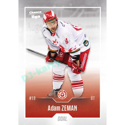 2022/23 Goal Cards Chance Liga 2. série #337 Adam Zeman