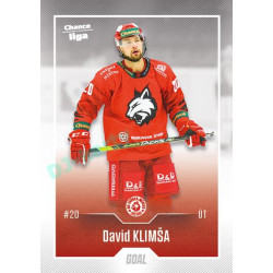 2022/23 Goal Cards Chance Liga 2. série #338 David Klimša