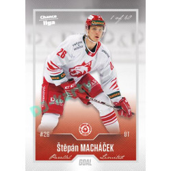 2022/23 Goal Cards Chance Liga 2. série #339 Štěpán Macháček Silver 1 of 60