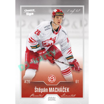 2022/23 Goal Cards Chance Liga 2. série #339 Štěpán Macháček Silver 1 of 60