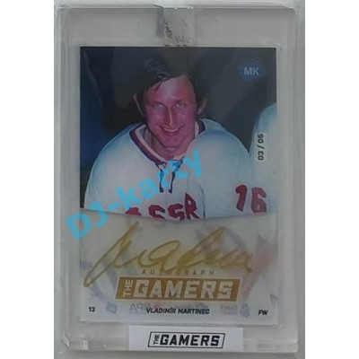 2021 MK Gamers 2 Vladimír Martinec #TG-VM 3/5 Gamers Original GOLD