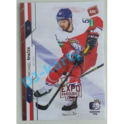 2021 MK reprezentace Michael Špaček MS 2021 #81 5/5 Expo Red