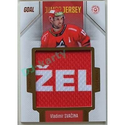 2022/23 Goal Cards Chance Liga 1. série #J-14 Vladimír Svačina JUMBO Jersey 37/77