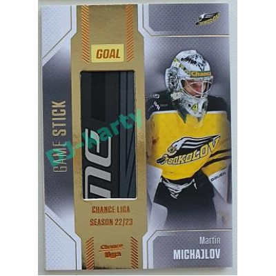 2022/23 Goal Cards Chance Liga 2. série #S-37 Martin Michajlov Game Stick 16/35