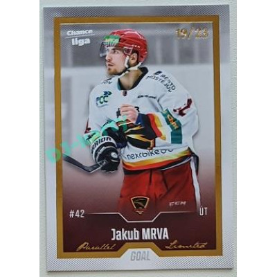 2022/23 Goal Cards Chance Liga Update #433 Jakub Mrva Gold xx/23