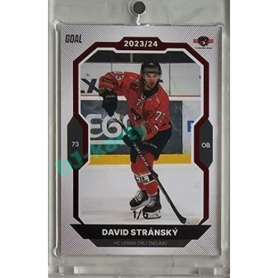 2023/24 Goal cards Chance Liga 2. série #390 David Stránský Red 1/6