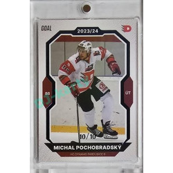2023/24 Goal cards Chance Liga 1. série #179 Michal Pochobradský Blue 10/10
