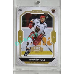 2023/24 Goal cards Chance Liga 2. série #252 Tomáš Pitule Expo Gold 1of7