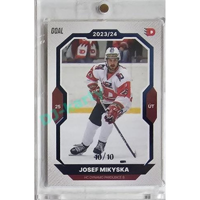 2023/24 Goal cards Chance Liga 1. série #180 Josef Mikyska Blue 10/10