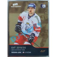 2020 MK reprezentace Radan Lenc EHT #20 1/1 Gold