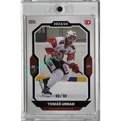 2023/24 Goal cards Chance Liga 1. série #181 Tomáš Urban Blue 10/10