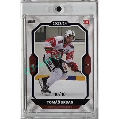 2023/24 Goal cards Chance Liga 1. série #181 Tomáš Urban Blue 10/10