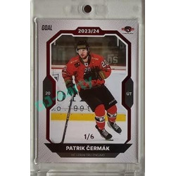 2023/24 Goal cards Chance Liga 2. série #393 Patrik Čermák Red 1/6