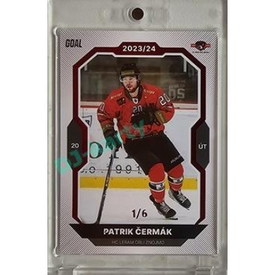 2023/24 Goal cards Chance Liga 2. série #393 Patrik Čermák Red 1/6