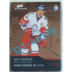 2020 MK reprezentace Rudolf Červený EHT #2 22/25 Red