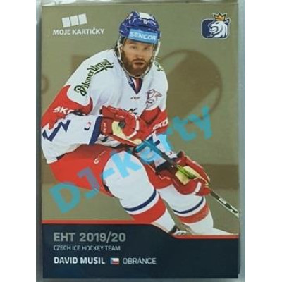 2020 MK reprezentace David Musil EHT #23 Gold Promo